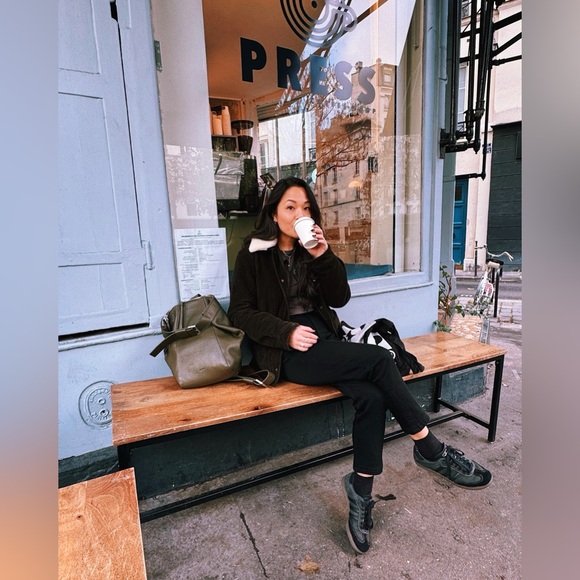 Allsaints All Saints Anouck Leather Sling Backpack NWT - Picture 2 of 7